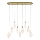 Deluge 9 Light LED Linear Pendant by Uttermost