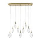 Deluge 9 Light LED Linear Pendant by Uttermost