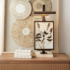 Lean On Me Lighted Easel in Travertine/Bronze by Uttermost
