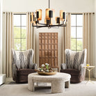 Open Book 8 Light Chandelier by Uttermost