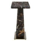About Turn Side Table in Michelangelo Marble by Uttermost