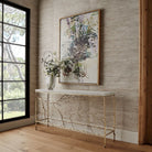 Golden Chestnut Console Table by Uttermost