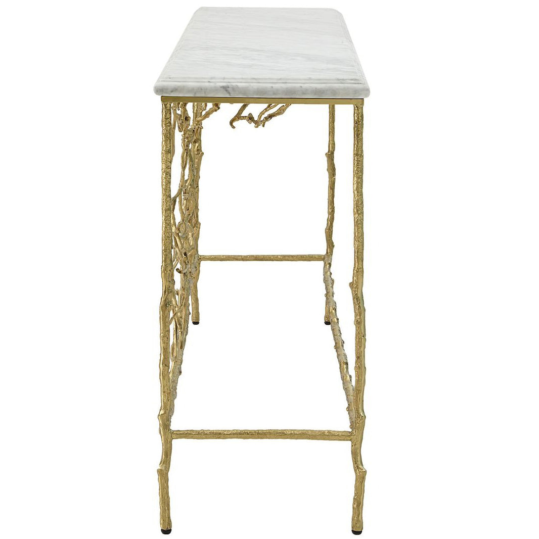 Golden Chestnut Console Table by Uttermost