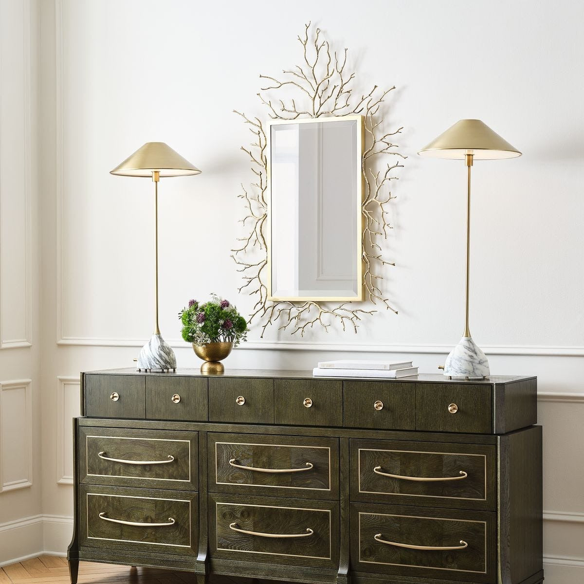 Golden Chestnut Mirror by Uttermost