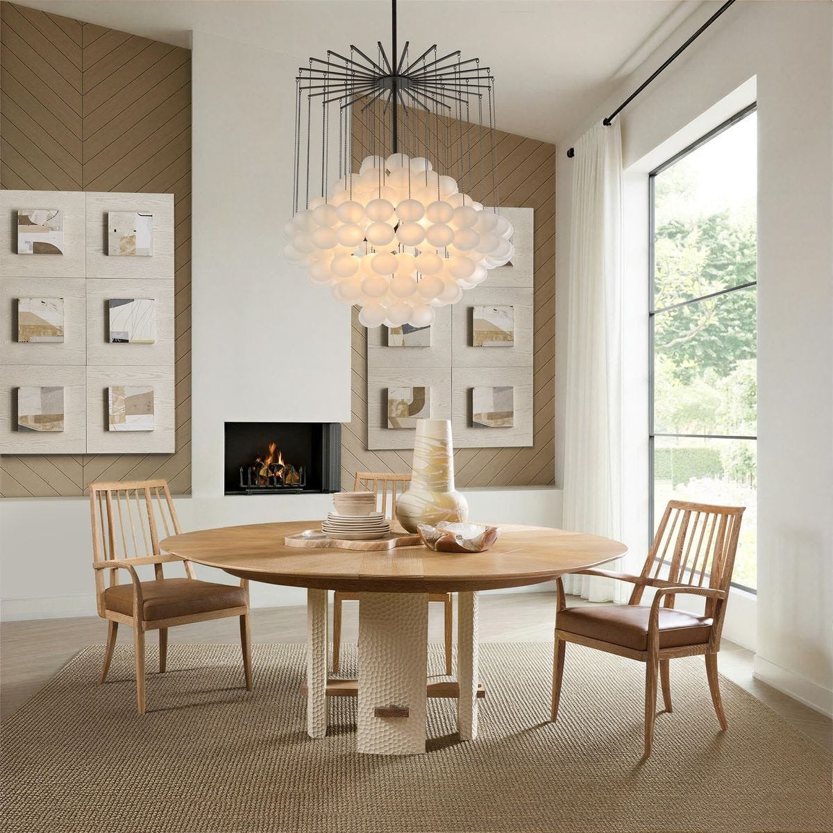 Hewn Extending Dining Table by Uttermost