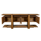 Hewned Joist 4 Door Cabinet by Uttermost