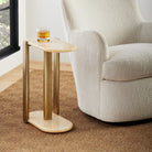 Rounded Cantilever Accent Table by Uttermost