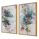 Wisteria Pond Framed Canvases - Set of 2 by Uttermost