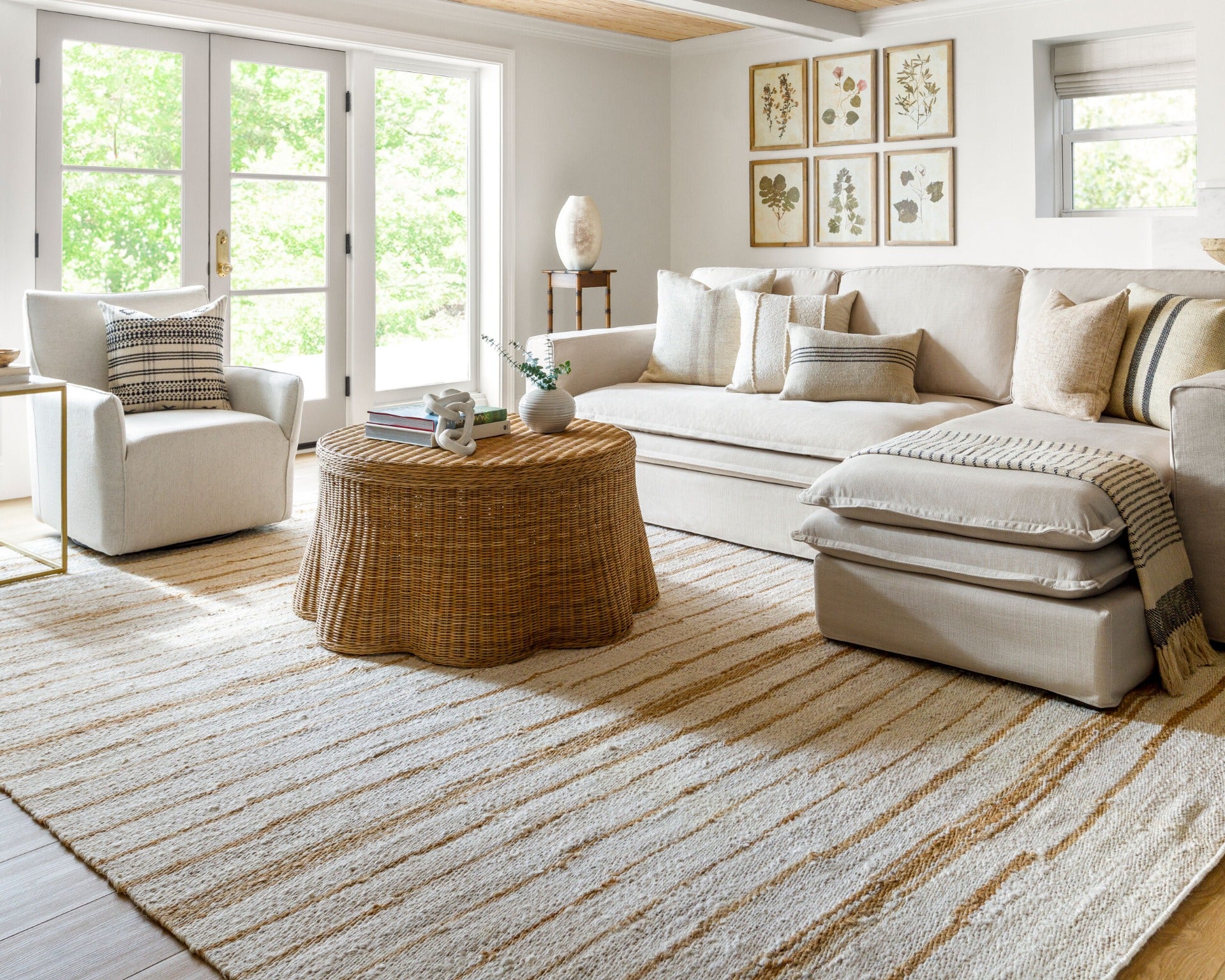 Mindy Woven Cushion by Keiichi
