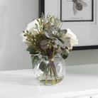 Belmonte Floral Bouquet & Vase by Uttermost