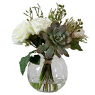 Belmonte Floral Bouquet & Vase by Uttermost