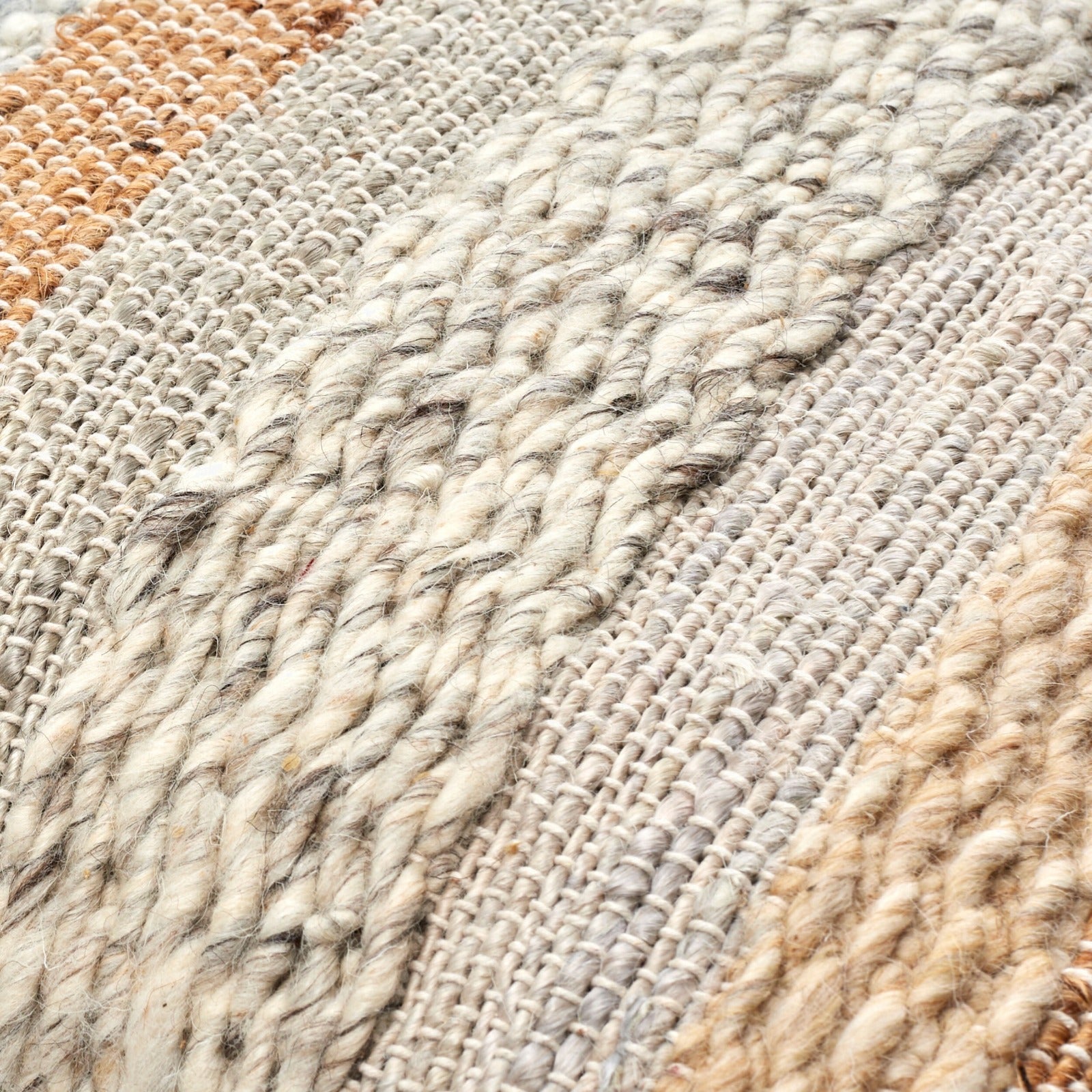 Boundary Woven Cushion in Soft Grey by Keiichi