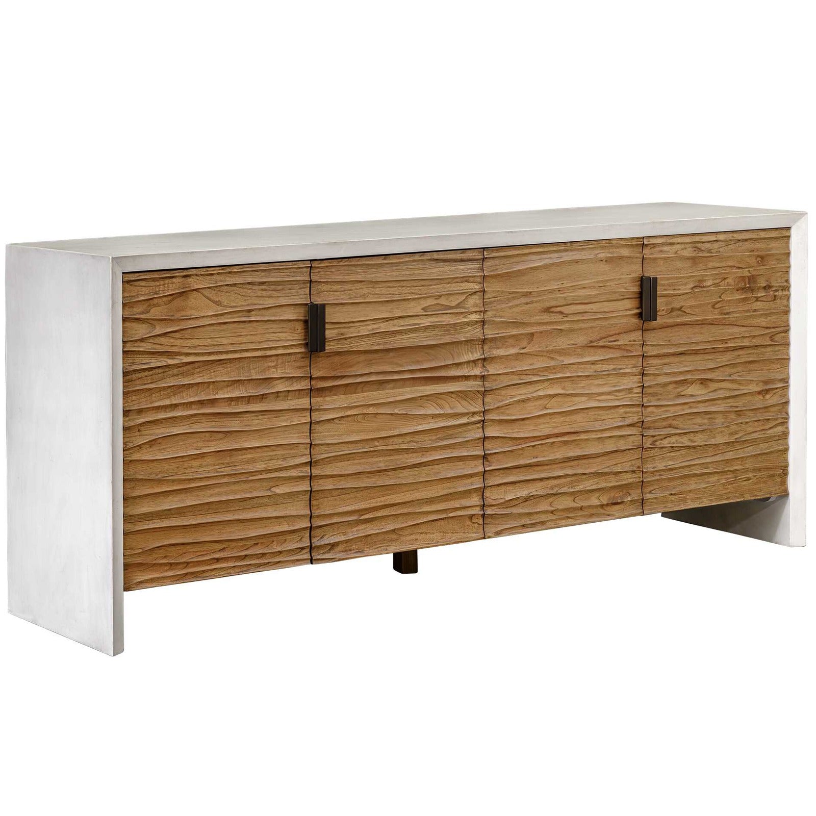 Brinson Sideboard in Carved Wood by Uttermost