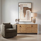 Brinson Sideboard in Carved Wood by Uttermost