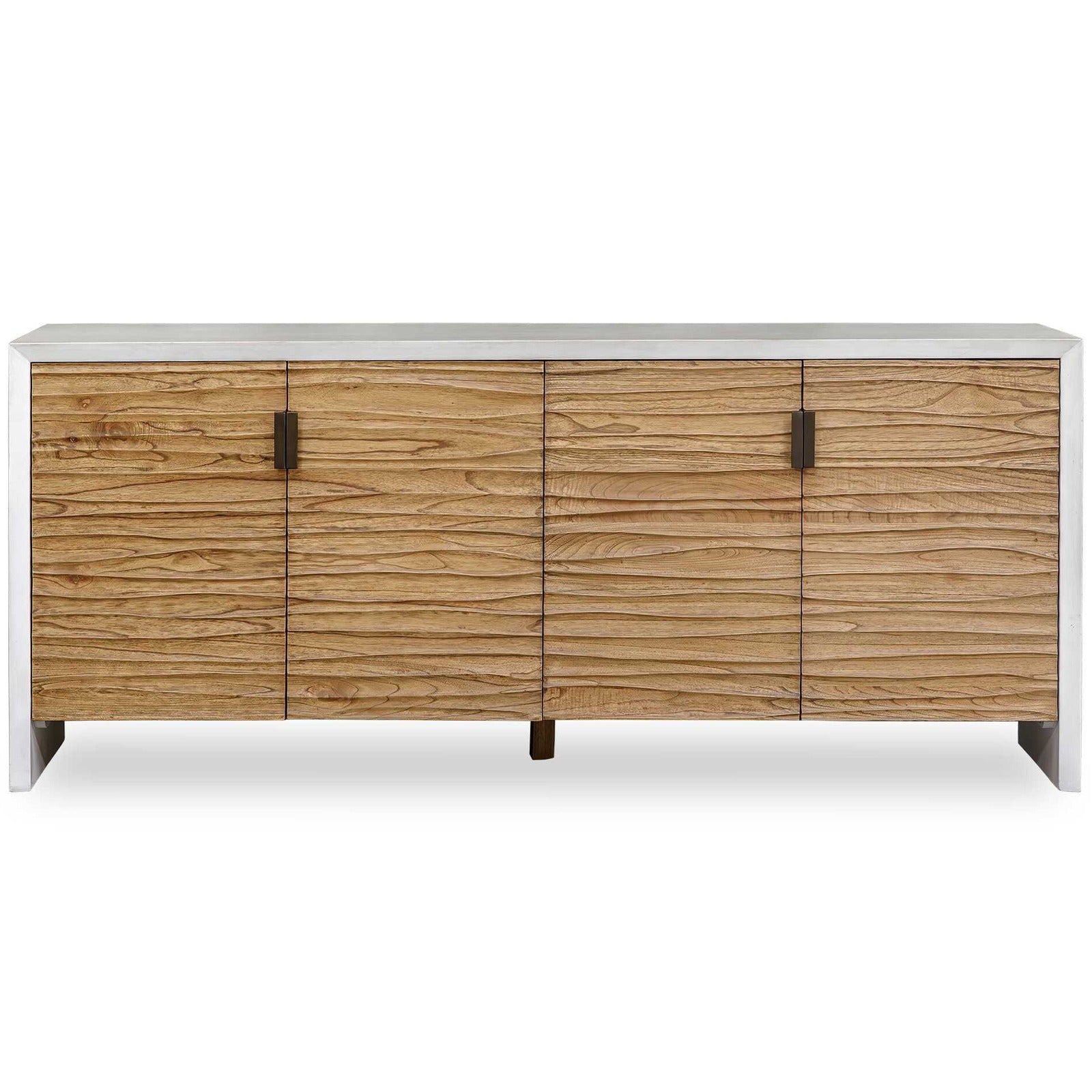 Brinson Sideboard in Carved Wood by Uttermost