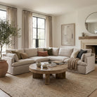 Reclaimed Oak Coffee Table Round by Keiichi