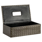 Vex Olive Faux Leather Tissue Box by Richmond Interiors
