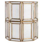 Amara Antique Brass & Glass Wall Light by Richmond Interiors