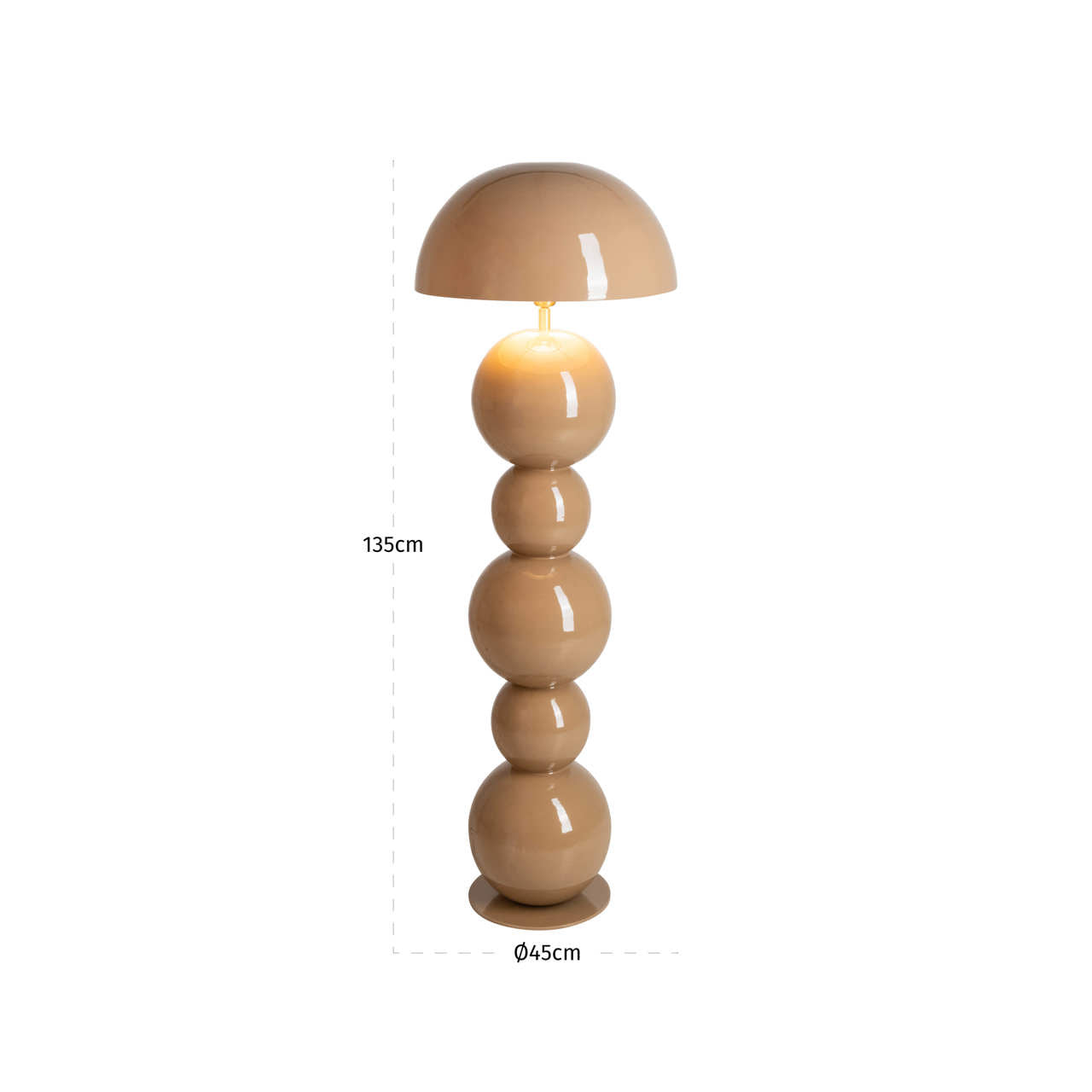 Hasden Mocha Mousse Floor Lamp by Richmond Interiors