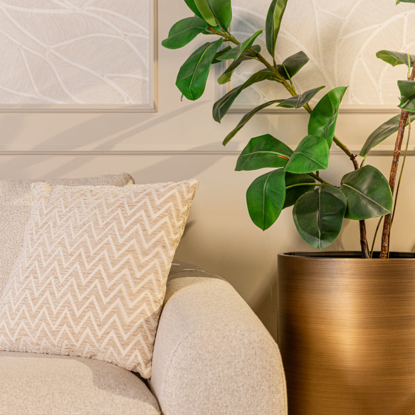 Dira Brushed Gold Planter - 45cm by Richmond Interiors