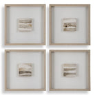 Studying Sepia Hand Painted Canvases - Set of 4 by Uttermost