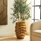 Canyon Wave Indoor-Outdoor Earthy Planter by Uttermost