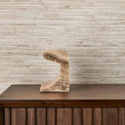 Carved Beam Rechargeable Mini Lamp in Latte Onyx by Uttermost