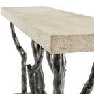 Catalina Branch Console Table in Dune by Theodore Alexander