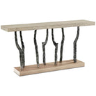 Catalina Branch Console Table in Dune by Theodore Alexander