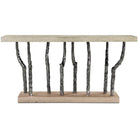 Catalina Branch Console Table in Dune by Theodore Alexander