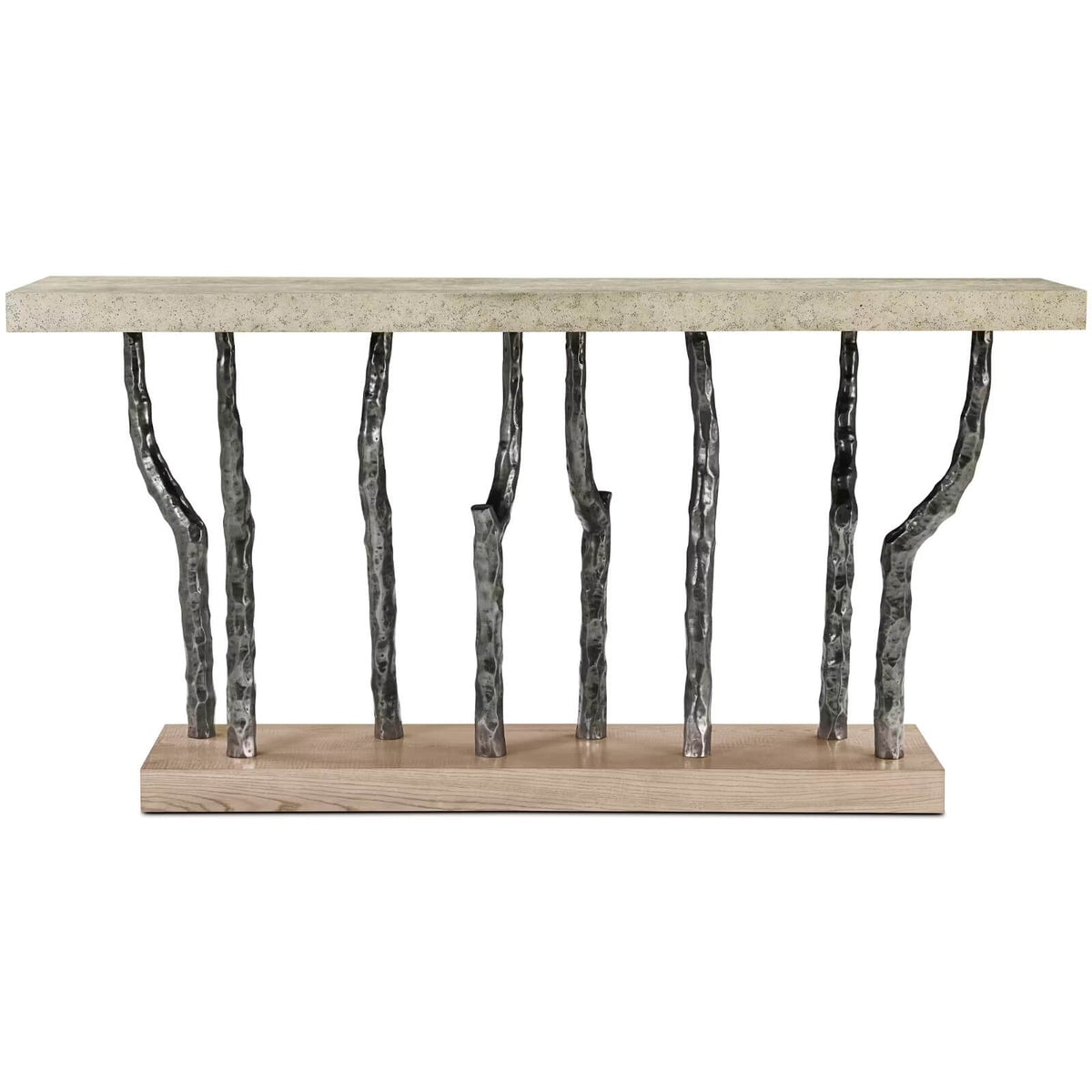 Catalina Branch Console Table in Dune by Theodore Alexander
