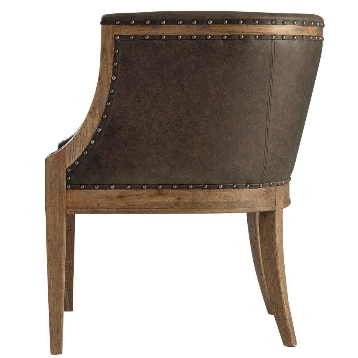 Orlando Accent Chair in Leather by Theodore Alexander