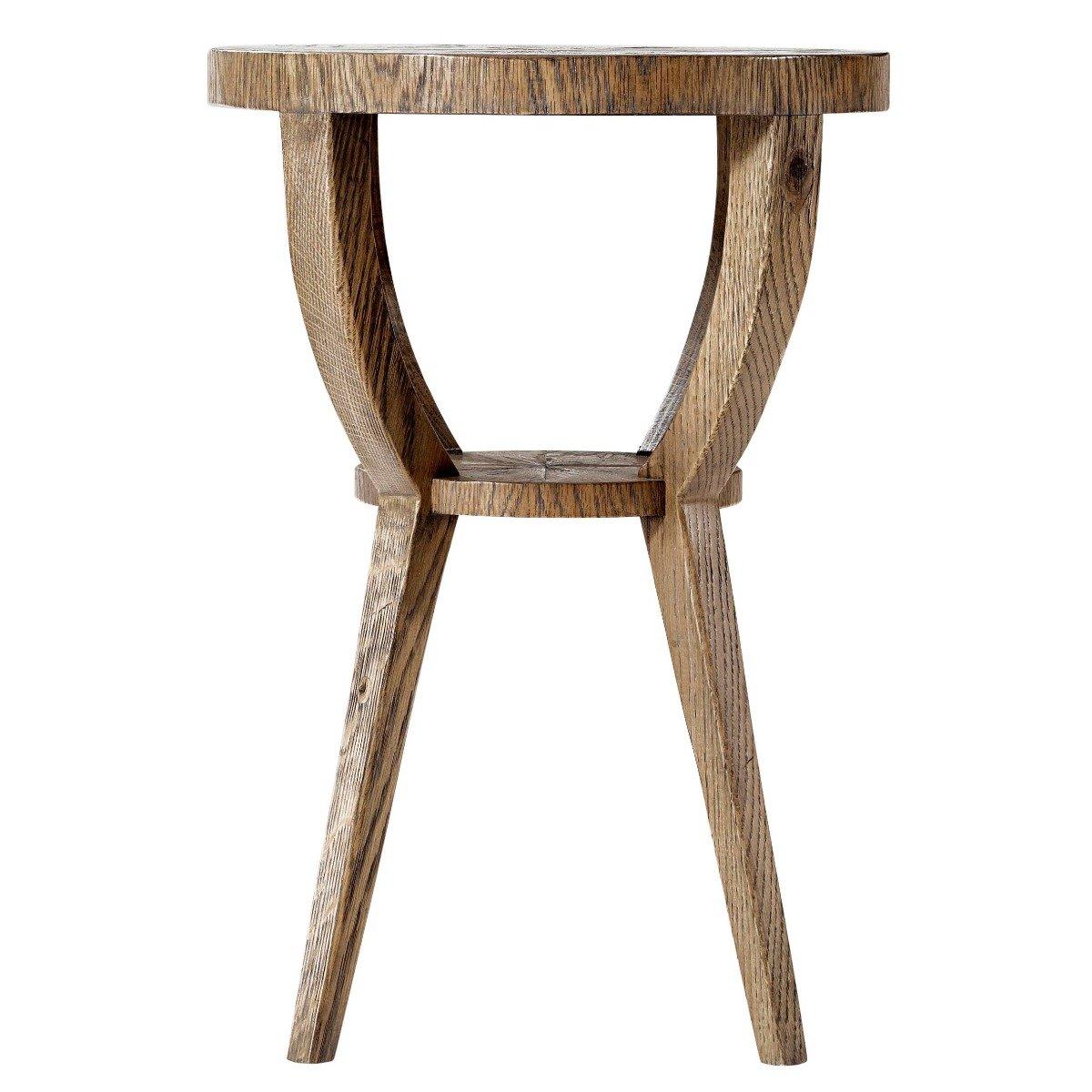 Round Accent Table Southfield in Echo Oak by Theodore Alexander