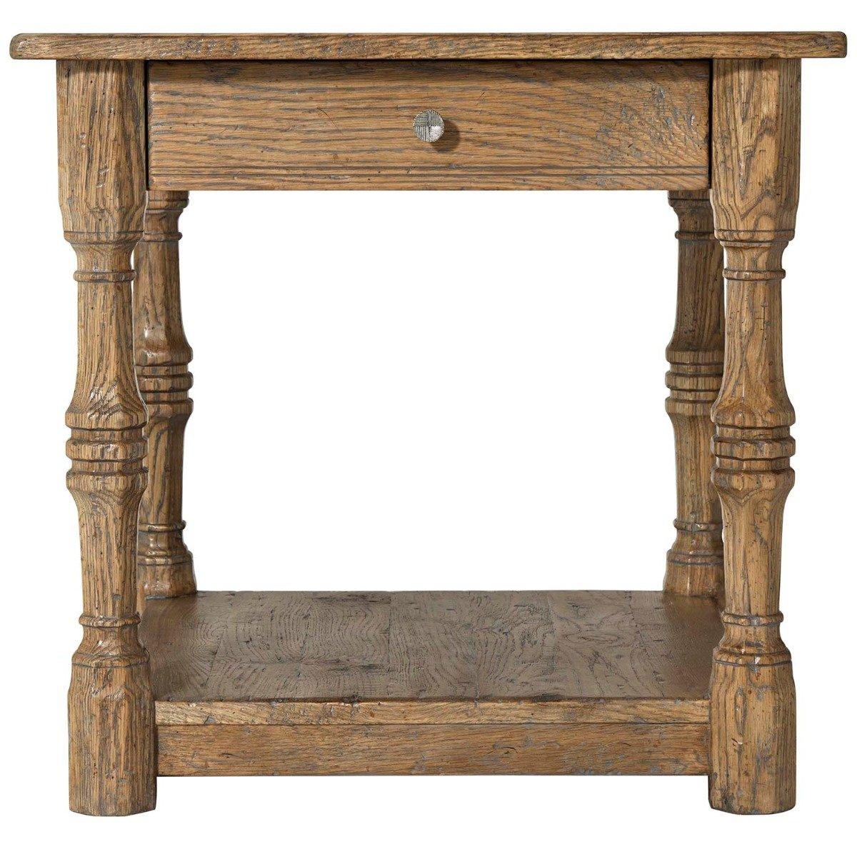 Side Table Galloway in Echo Oak by Theodore Alexander