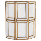 Amara Antique Brass & Glass Wall Light by Richmond Interiors