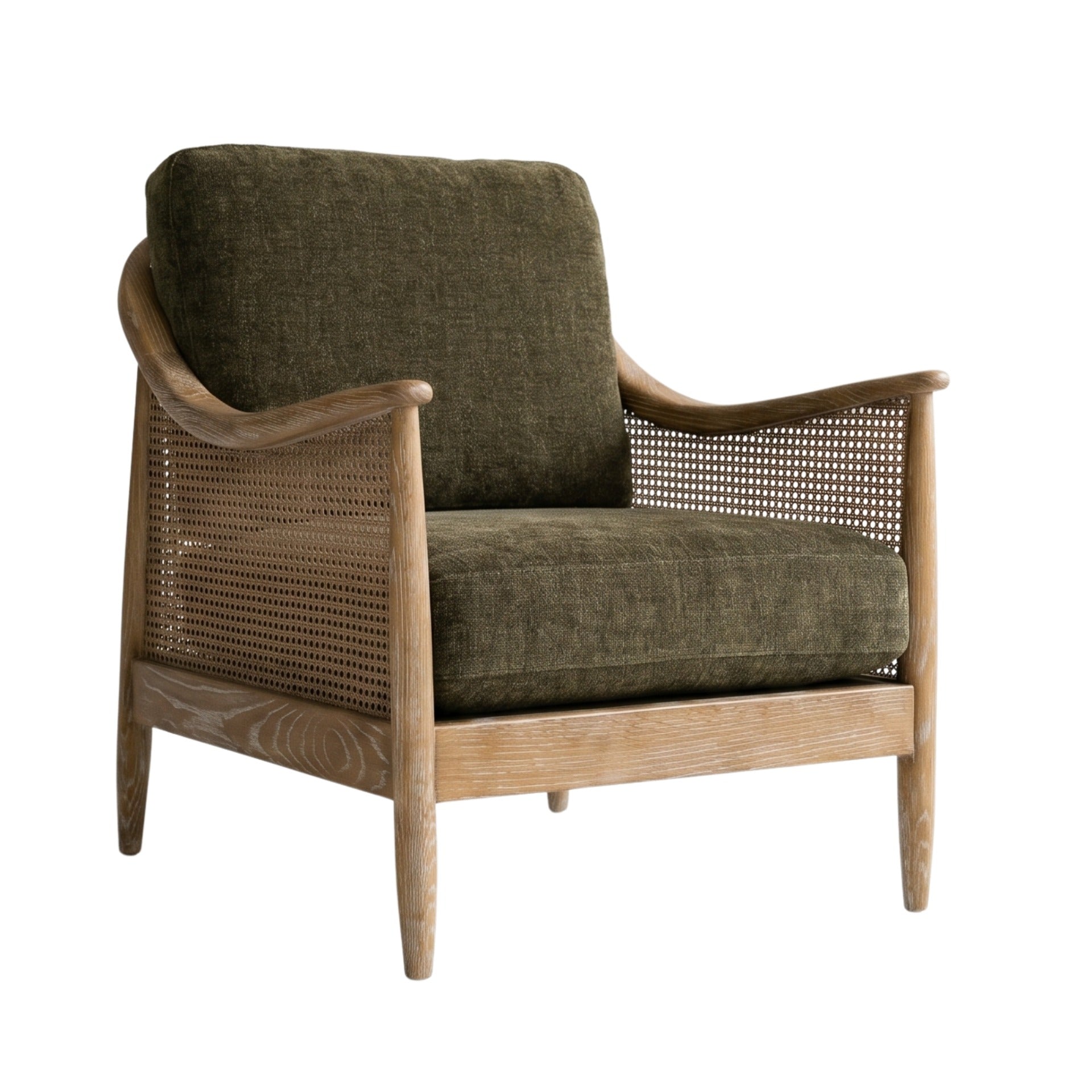 Chadlington Accent Chair in Bottle Green by Keiichi
