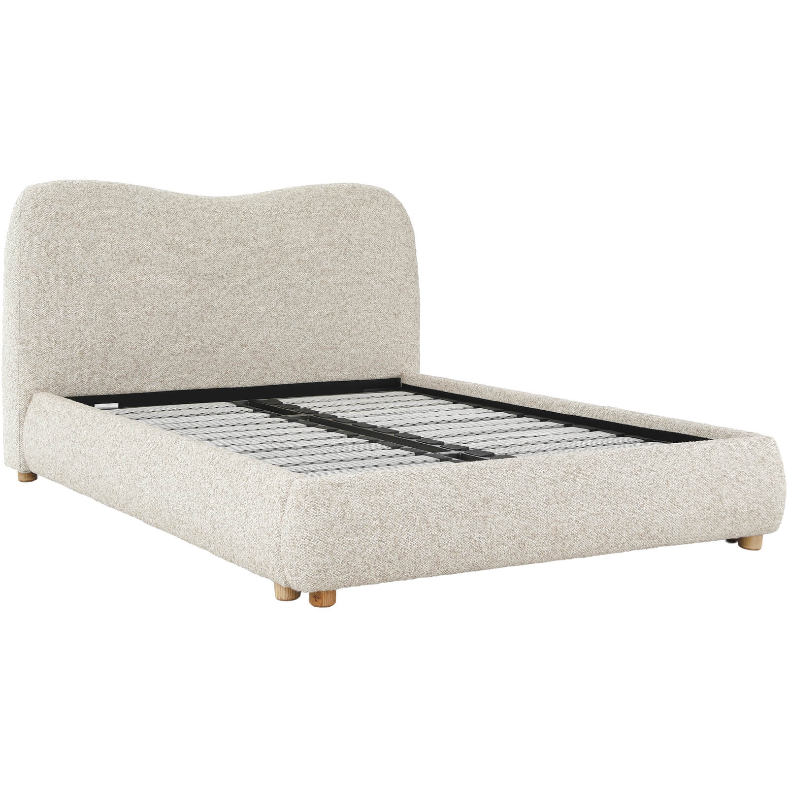 Chadlington Curved Upholstered Bed - King Size by Keiichi