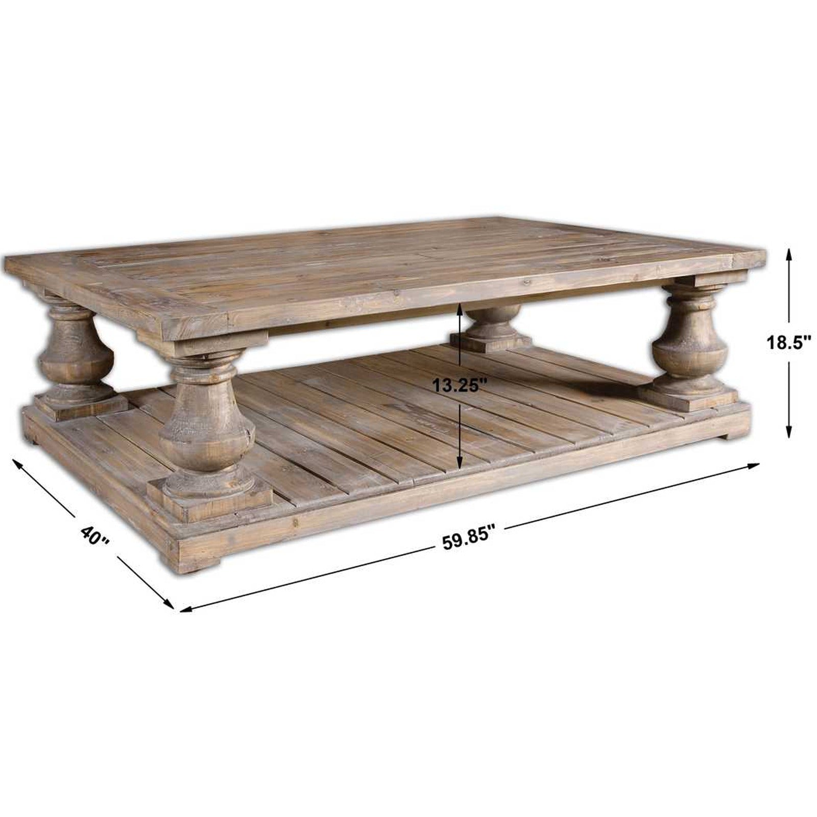 Stratford Rustic Coffee Table by Uttermost