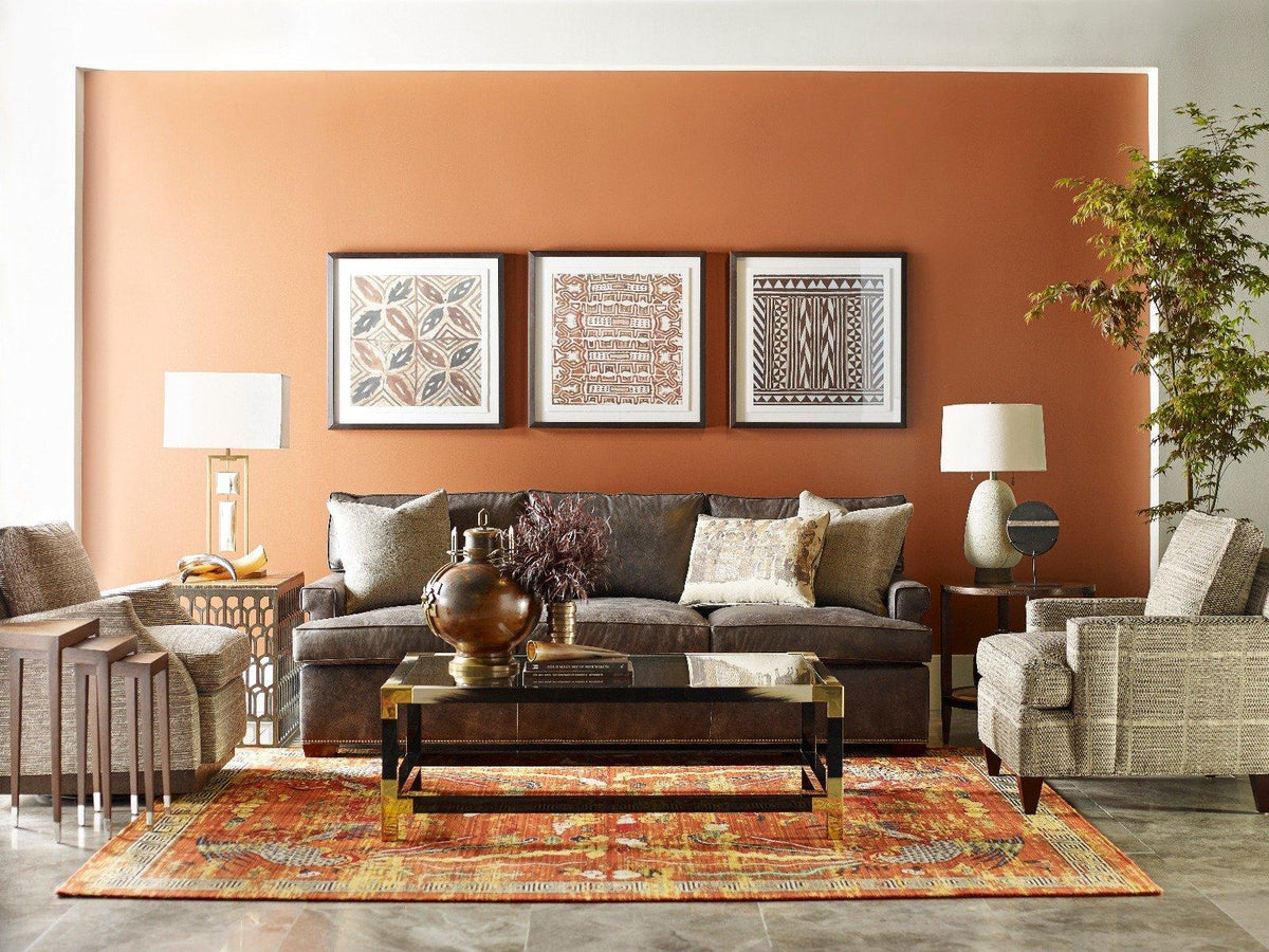 Cutting Edge Coffee Table in Black by Theodore Alexander