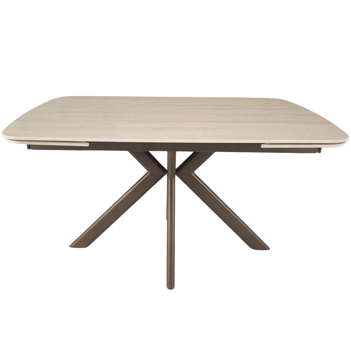 Cote Extending Dining Table in Travertine Ceramic - 140-200cm Keiichi