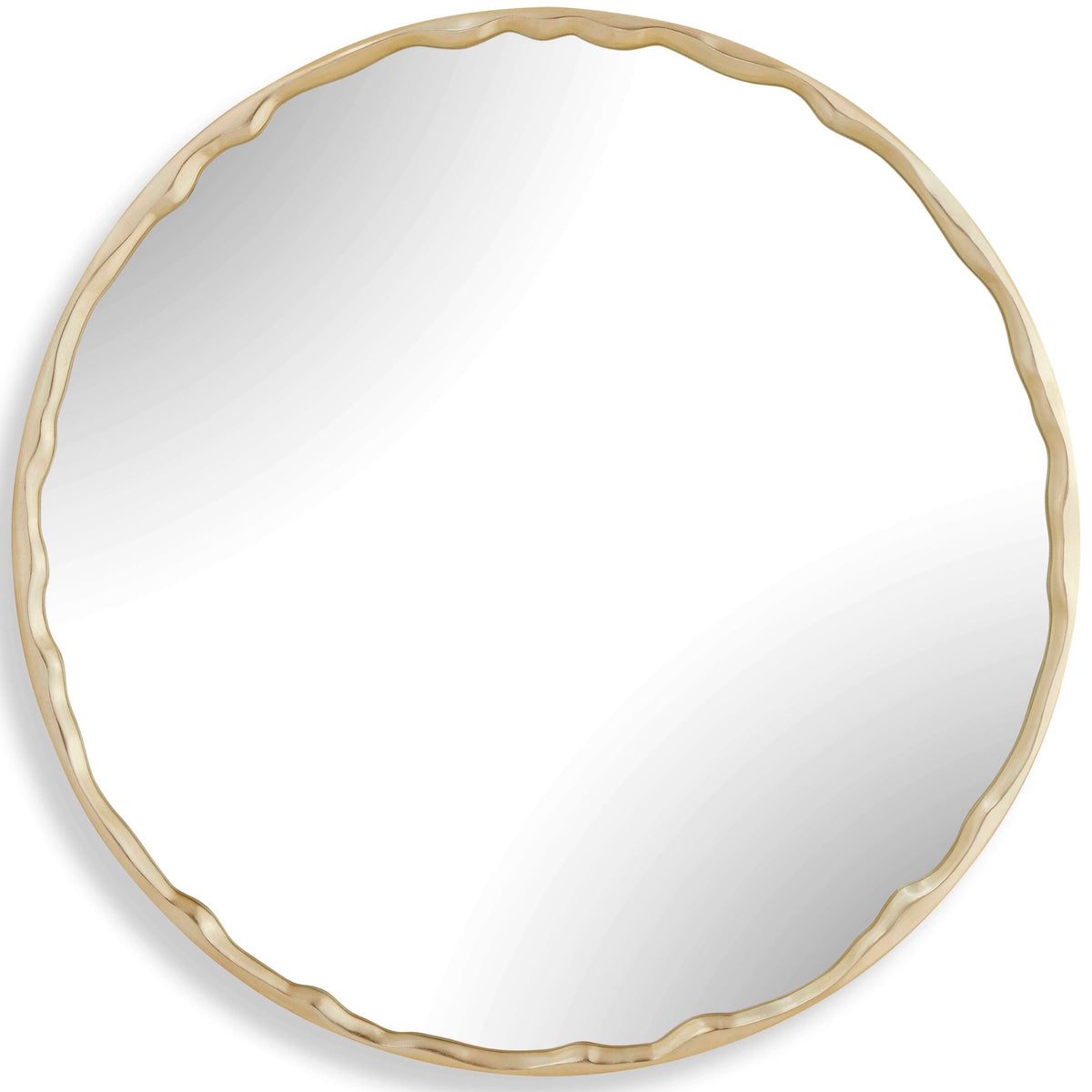 Crinkle Round Mirror Uttermost