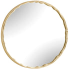 Crinkle Round Mirror Uttermost