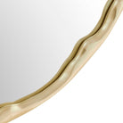 Crinkle Round Mirror Uttermost