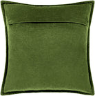 Cotton Velvet Cushion in Olive by Keiichi