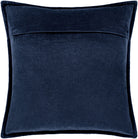 Cotton Velvet Cushion in Midnight Blue by Keiichi