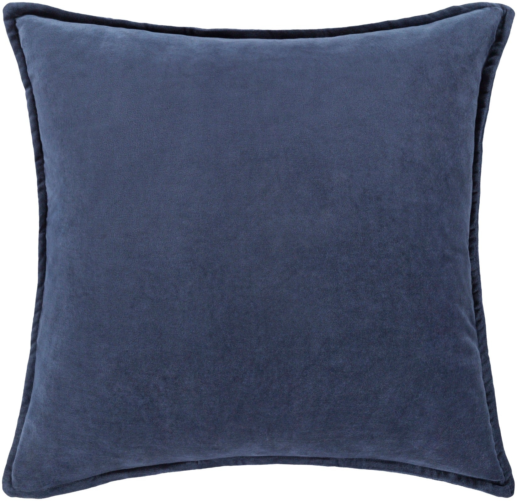 Cotton Velvet Cushion in Navy by Keiichi