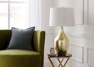 Cotton Velvet Cushion in Navy by Keiichi