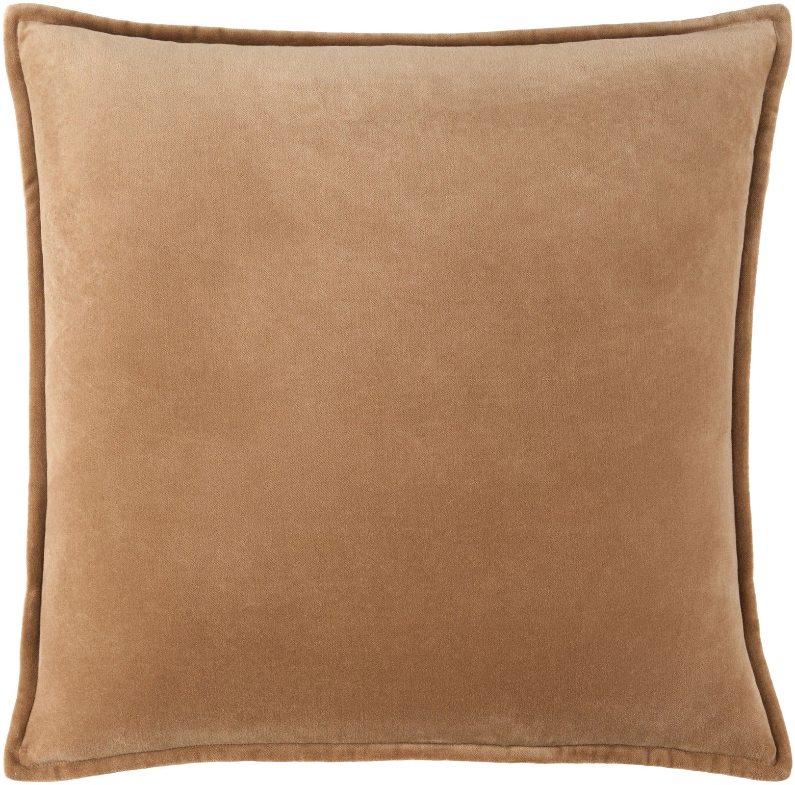 Cotton Velvet Cushion in Cappuccino by Keiichi