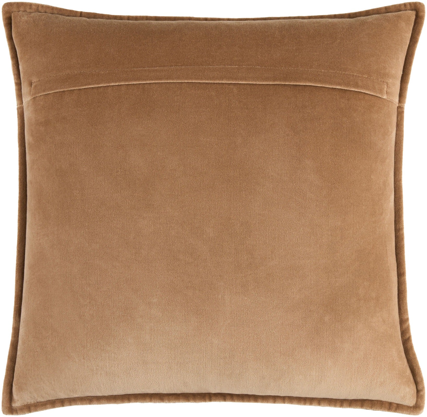 Cotton Velvet Cushion in Cappuccino by Keiichi