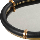 Cyprus Black Oval Tray by Uttermost